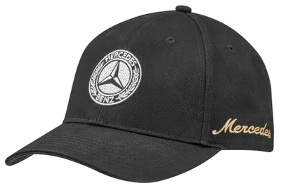 Produktbild von Mercedes-Benz Cap, schwarz mit goldenem Schriftzug