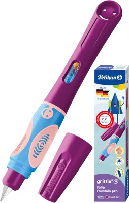 Produktbild von Pelikan Füller griffix LH L sweetberry Faltschachtel