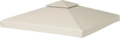 Image de Jopassy Toit de remplacement Toit de pavillon Toit double 3x3M Bâche de toit pour abri
