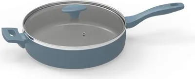 Obrázok produktu pre Michelino Alythia panvica na dusenie so sklenenou pokrievkou - 28 cm v modrej farbe