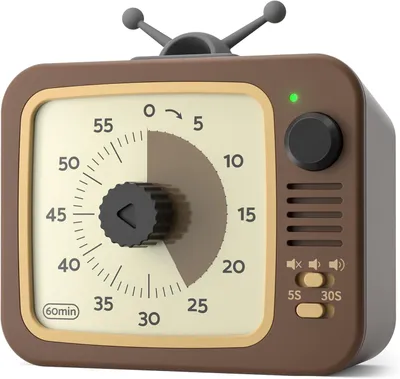 Produktbild von Visueller Timer 60 Minuten, Pausenfunktion, leise, für Unterricht