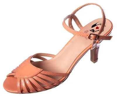 Produktbild von Banned Retro Knöchel-Sandalen - Amelia, Pfirsichfarben, Größe 41