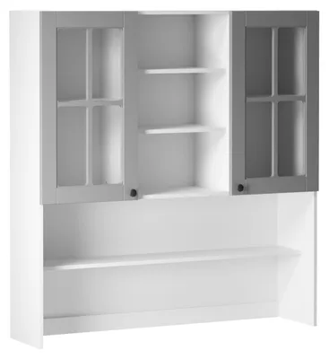 Obrázek produktu pro Horní kuchyňská skříňka LUMEA - šedá / bílá