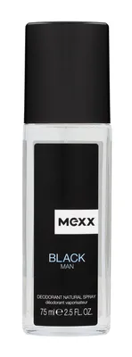 Obrázok produktu pre Mexx Black Man deodorant s rozprašovačom pre mužov 75 ml