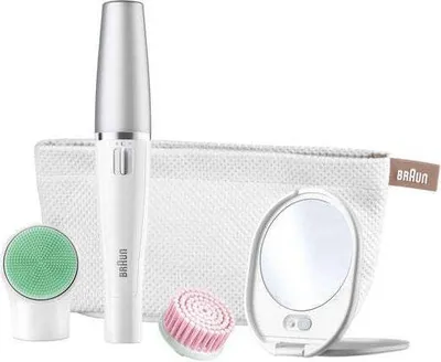 Zdjęcie produktu dla Braun FaceSpa 853V, Biały, Srebrny, 10 pęset(y), 1.5 V, AA, 320 g, Pudełko