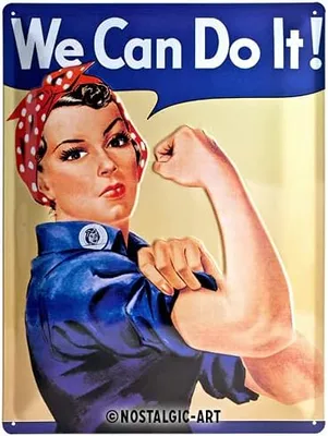 Obrázek produktu pro Nostalgic-Art - Blechschild 30 x 40 cm - We Can Do It!