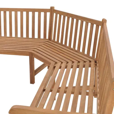 Obrázek produktu pro vidaXL Zahradní rohová lavice 185x185x90 cm z masivního teakového dřeva