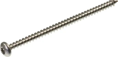 Obrázek produktu pro Šroub do dřevotřísky SECCARO, půlkulatá hlava 4 x 70 mm, nerezová ocel V2A VA A2, šroub do dřeva s plným závitem, TX / šestihran, 100 kusů
