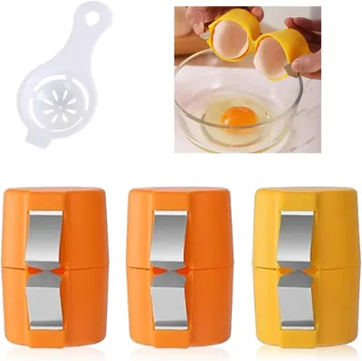 Produktbild von 9-teiliges Eieröffner Set mit Eigelbtrenner für Zuhause und Alltag