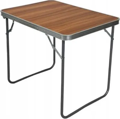 Zdjęcie produktu dla Stół kempingowy składany turystyczny stolik 70x50cm kolor drewniany