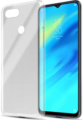 Image de Cadorabo Housse pour Oppo Realme 7 Pro Housse de protection naturelle Housse TPU Silicone Couverture Etui Case