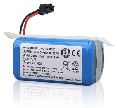 Ersatzakku 3400 mAh für Tikom G8000, Lithium-Ionen