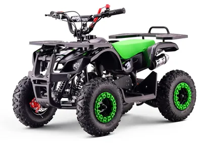 Produktbild von Benzin-Quad für Kinder Beneo Motors COBRA 49 cc – Grün, Zweitaktmotor 1,5 kW, Automatikkupplung, Scheibenbremsen, verstellbarer Geschwindigkeitsbegrenzer