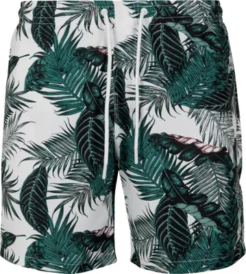Produktbild von Urban Classics - PATTERN Swim Badeshorts palm leaves - XL