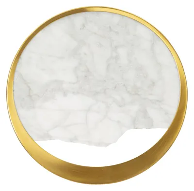 Produktbild von Wandleuchte Marmor und Eisen 24x6x24 cm Gold Mauro Ferretti