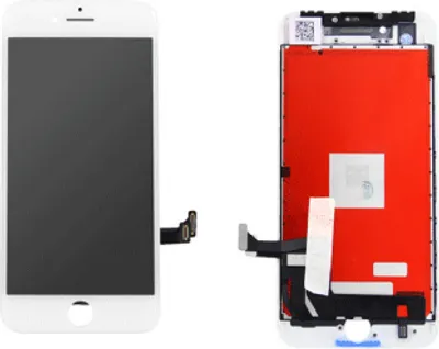 Produktbild von LCD Display + Touchscreen komptibel mit Apple iPhone 8 Plus, weiss (Refurbished)