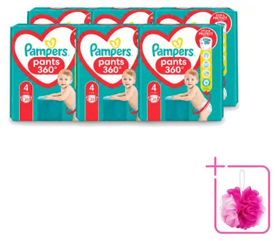 Image de 6 couches-culottes Pampers Baby-Dry, taille 4, 9–14 kg - Pack économique - 6 pièces