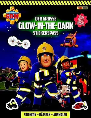 Immagine prodotto di Feuerwehrmann Sam: Der große Glow-in-the-Dark Stickerspaß: Stickern - Rätseln - Ausmalen
