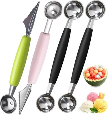 Produktbild von 4-teiliges Kugelausstecher-Set für Obst und Gemüse