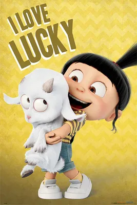 Image de Despicable Me - Poster - 3 - I Love Lucky + 1 Ü-Poster 61x91,5cm