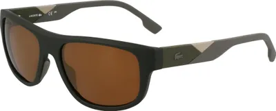 Immagine prodotto di LACOSTE L6042S 275 MATTE KHAKI/BROWN FLASH GOLD 55/17/145 MALE Occhiali da sole