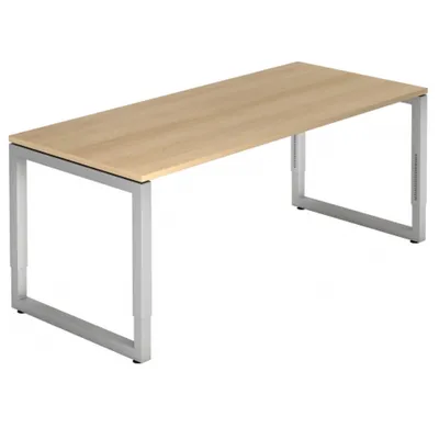 Produktbild von REGO 19 S - 180 x 80 Eiche/Silber höhenverstellbar