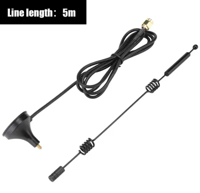 Obrázek produktu pro 12DBi High Gain 2,4/5 GHz Dualband Omnidirektionaler WLAN-Router Doppelhelix-Antenne (5 metrů)