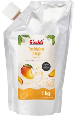Image de Frischli Purée de fruits à la mangue pasteurisée et sucrée 1000g