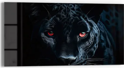 Produktbild von DEQORI Glasbild Echtglas 60x30 cm 'Mystische Anmut' Wandbild Bild modern Deko