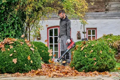 Image de Einhell GP-LB 18/200 souffleur de feuilles sans fil 200 km/h Noir, Rouge, Argent