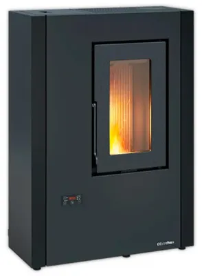 Image de Poêle à granulés de bois 7kw noir - Nordica Extraflame - LUISELLA5.0MAXINOIR -