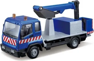 Produktbild von Bburago 1:43 Servicefahrzeug Truck mit Plattform
