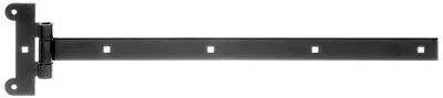 Kruisscharnier schwarz 10 Stück Stahl 491x30 mm 2/5 Löcher