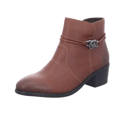 Produktbild von Rieker Damen Stiefeletten Braun Synthetik Größe: 43