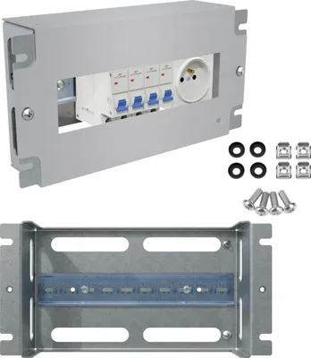 Obrázok produktu pre Napäťový rozvádzač RACK 10" 3U/60/22xS DIN TS35/TH35 sivý Stalflex