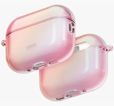 Obrázok produktu pre Puzdro Uniq Iridescia pre AirPods Pro 3 - priehľadné ružové