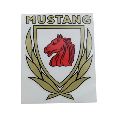 Immagine prodotto di Adesivo serbatoio "Logo" 58x74 mm per Mustang Cross Special B TT Super Rocket