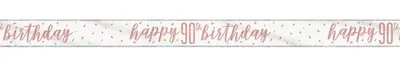 Immagine prodotto di Banner color oro rosa, numero 90