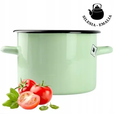 Obrázek produktu pro Emalia Rybnik Tradyční hrnec 4,5l smaltovaný zelený
