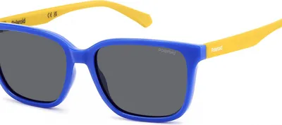 Produktbild von Polaroid Kinder PLD 8063/S Blue yellow 49/14/130 JUNIOR Sonnenbrillen