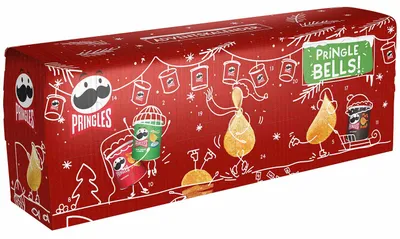 Produktbild von Pringles Adventskalender rot