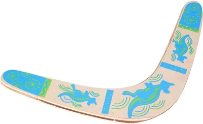 Productafbeelding van Houten Boemerang - Vliegend Speelgoed - Buiten Sporten - V-vorm Ontwerp - 35 x 20 cm - Niet gespecificeerd