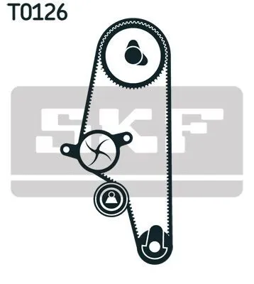 Obrázek produktu pro Sada rozvodového řemene SKF + čerpadlo chladicí kapaliny VKMC 01106-1