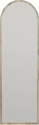 Produktbild von Spiegel Zaniah, Spiegel mit Rahmen, Wanddekorationsartikel, Spiegeldekoration, 50x2h160 cm, Nussbaum