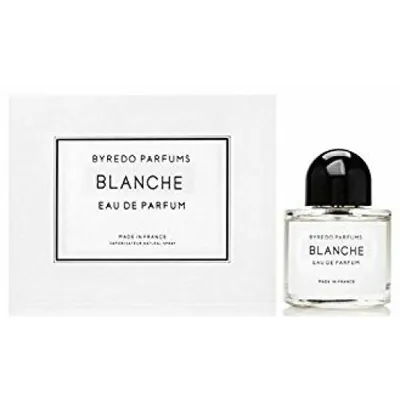 Produktbild von Byredo Blanche, 100 ml, Aldehyd, Pfeffer, Rose, Neroli, Pfingstrose, Violett, Moschus, Sandelholz, Spray
