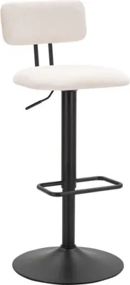 Barhocker 41 x 86 x 47.5 cm aus Metall 2er Set_Natur24