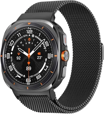 Produktbild von imoshion Magnetisches Milanaise Armband für das Samsung Galaxy Watch Ultra (2024/2025) - Schwarz