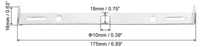 Produktbild von 1 Satz Deckenleuchte Platte Kit 175x19x16mm Beleuchtung K?rper Montagehalterung fš¹r Haus Bš¹ro Kronleuchter
