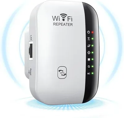 Produktbild von WLAN-Verstärker bis 300 Mbit/s, Wifi-Extender mit Ethernet-Port & WPS-Unterstützung