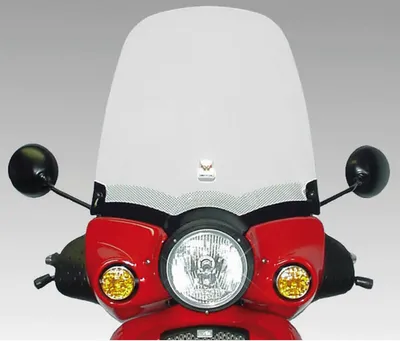 Productafbeelding van ISOTTA Hoge windscherm, 550x550 mm, inclusief bevestigingsrails voor APRILIA